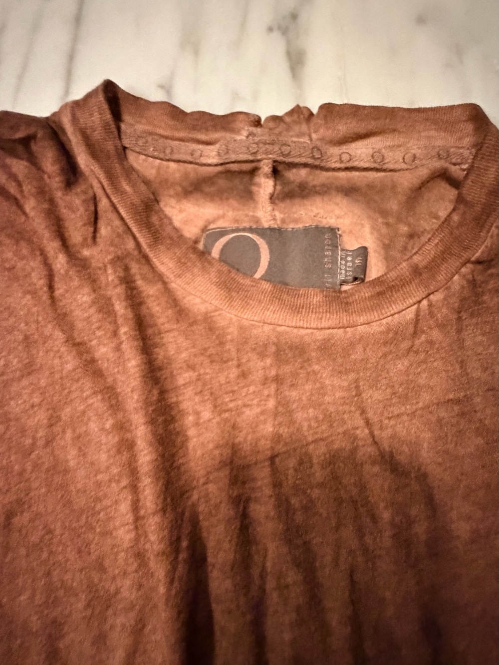 Q by Dorit Sharon distressed tee.